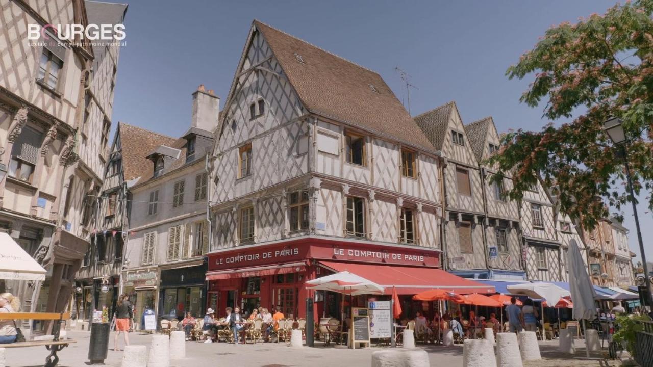 L'Annexe D'Auron, Charmant F2 Au Coeur De Bourges Eksteriør bilde